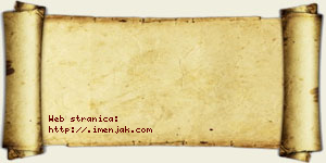 Jovana Grujin vizit kartica